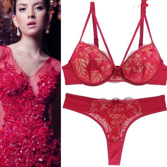Brassière Dentelle Sexy Sans Épaulettes — Bonnet B-F