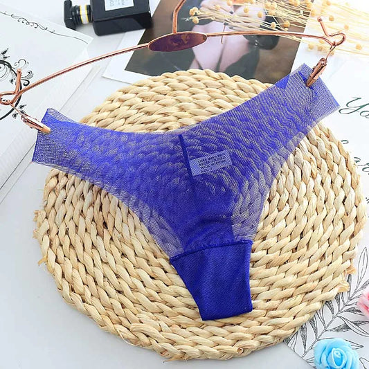 G-string femme ultra-fin transparent — Sans coutures taille basse taille unique