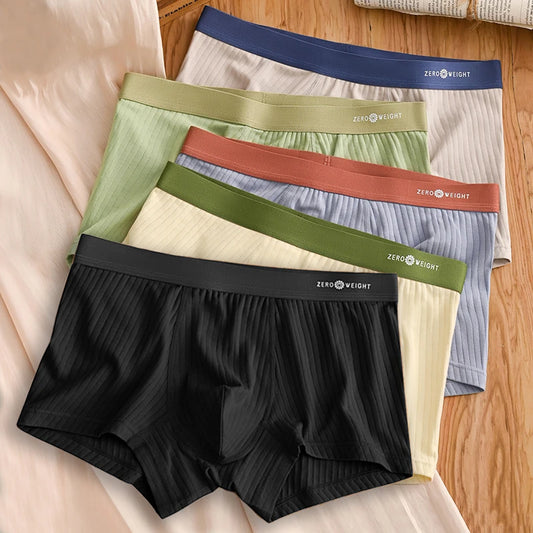1 Pcs Underwear Men's Boxer Shorts Sexy Panties Cotton Boxers Man Underpants Male Shorts Homme U Convex Lingerie Free Shipping