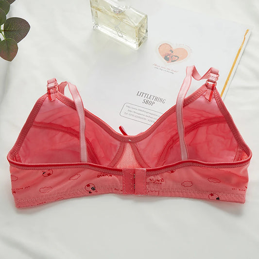 Soutien-gorge sport femme sans armature — 2 rangées de boutons couleur unie