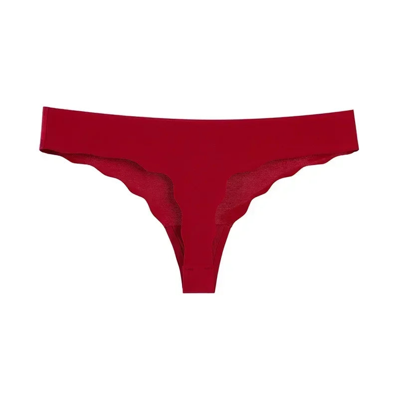 Tanga ice silk seamless V-waist — S-XL