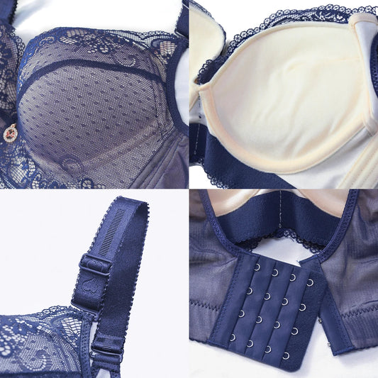 Plus Size Women Push Up Bra Sexy Thick Cup Bra Femme Wire Free Lingerie Soft Underwear Seamless Bra AB C D Cup