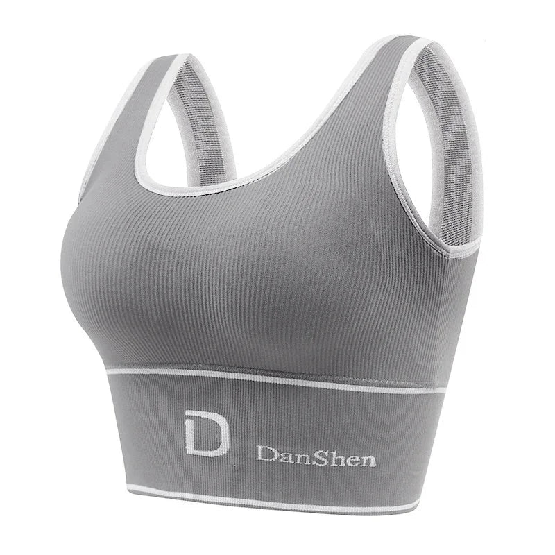 Brassiere sport sans armatures debardeur gainant S-XL
