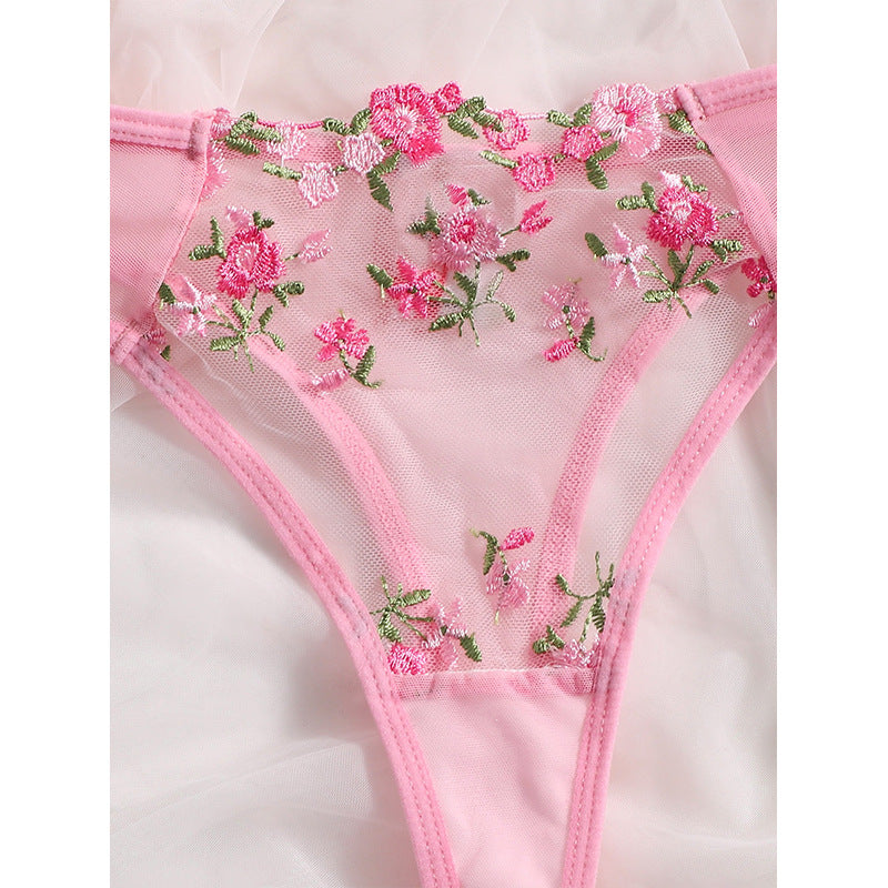 Ensemble Brassière & Culotte Dentelle Coloré — S-XL