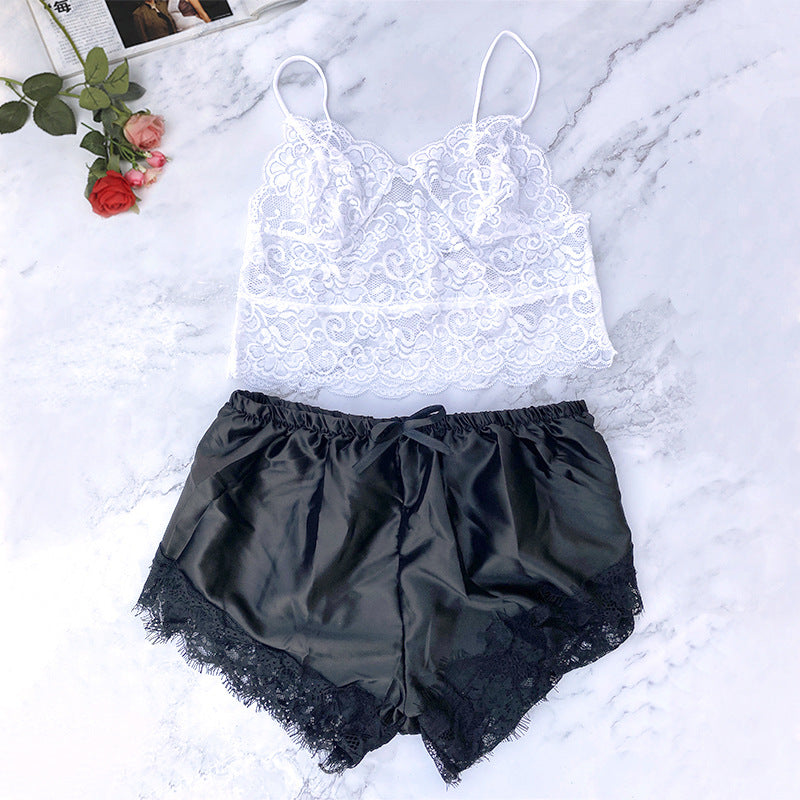 Ensemble Lingerie Dentelle Deux Pièces — S-L