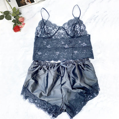 Ensemble Lingerie Dentelle Deux Pièces — S-L