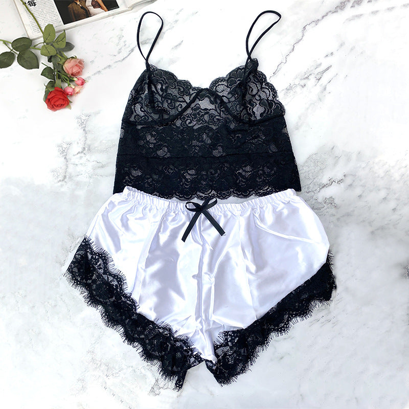 Ensemble Lingerie Dentelle Deux Pièces — S-L