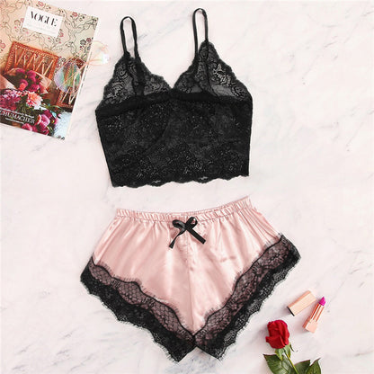 Ensemble Lingerie Dentelle Deux Pièces — S-L