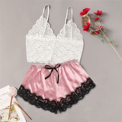 Ensemble Lingerie Dentelle Deux Pièces — S-L