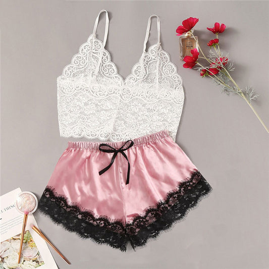 Ensemble Lingerie Dentelle Deux Pièces — S-L