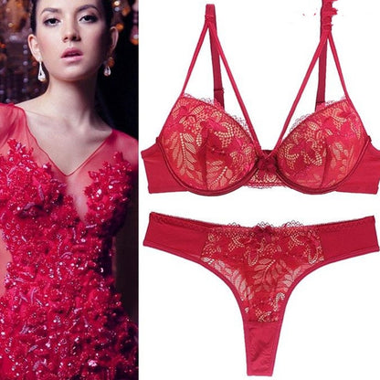 Brassière Dentelle Sexy Sans Épaulettes — Bonnet B-F