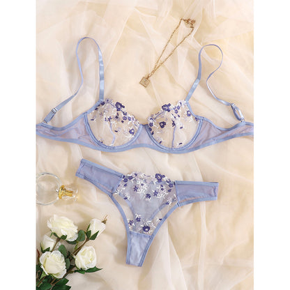Ensemble Brassière & Culotte Dentelle Coloré — S-XL