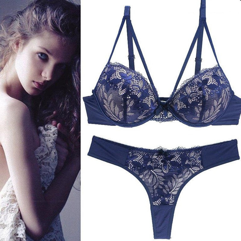 Brassière Dentelle Sexy Sans Épaulettes — Bonnet B-F
