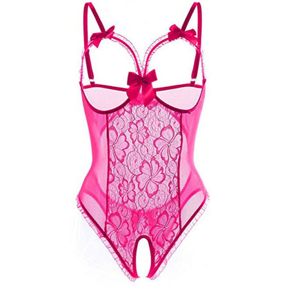 Body lingerie grande taille — Dentelle sexy avec entrejambe
