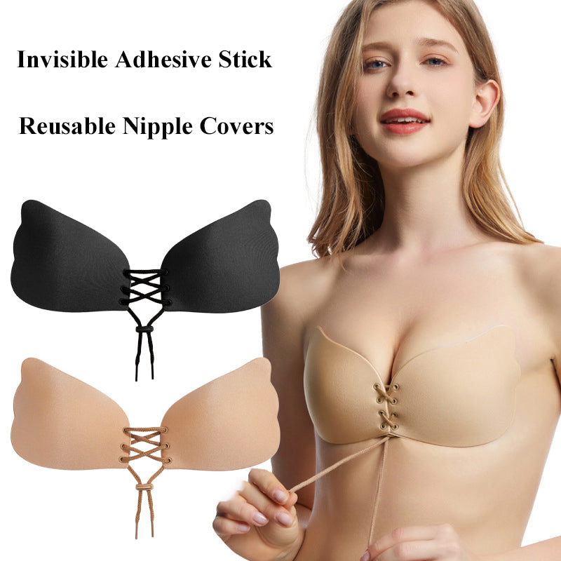 Soutien-gorge adhésif push-up sans bretelles — Grande taille