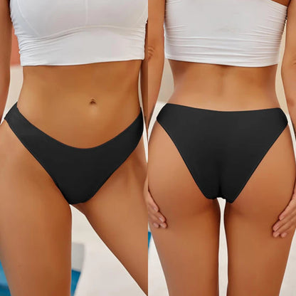 Culotte femme coton doux mi-taille — Dentelle sexy grande taille M à 2XL