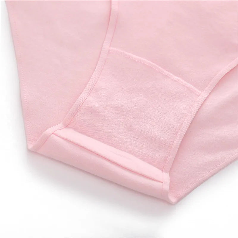 Culotte femme coton doux mi-taille — Dentelle sexy grande taille M à 2XL