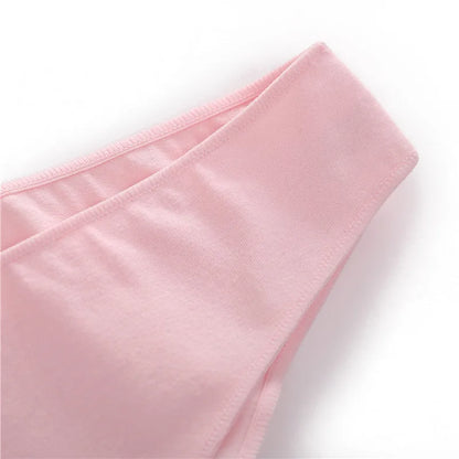 Culotte femme coton doux mi-taille — Dentelle sexy grande taille M à 2XL