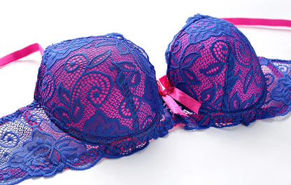 Ensemble Lingerie Push-Up Rose Grande Taille - Soutien-gorge & String - Nos Petits KIFF