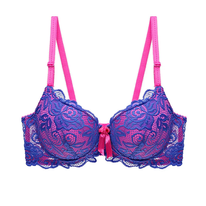 Ensemble Lingerie Push-Up Rose Grande Taille - Soutien-gorge & String - Nos Petits KIFF