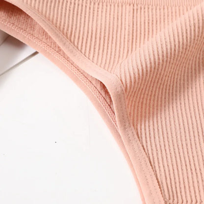 Culotte femme sans coutures — Nylon spandex taille basse entrejambe coton respirante