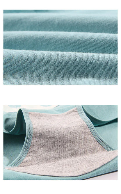 Culotte Coton Imprimée Taille Mi-Haute — M-XXL