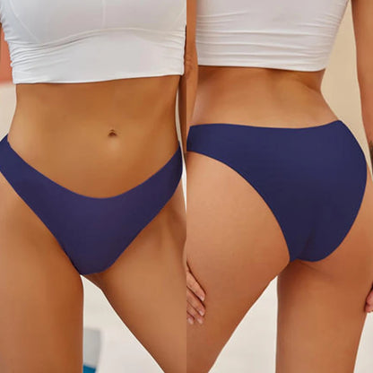 Culotte femme coton doux mi-taille — Dentelle sexy grande taille M à 2XL