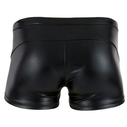 Men's Boxer Shorts Male Drawstring Shorts Patent Leather Lingerie Homme Casual Shorts Summer Elastic Waistband Short Male Pants