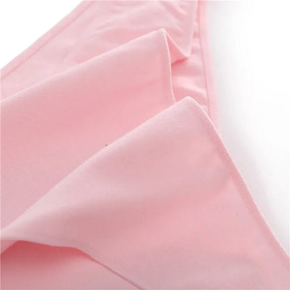 Culotte femme coton doux mi-taille — Dentelle sexy grande taille M à 2XL