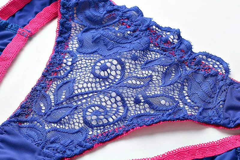 Ensemble Lingerie Push-Up Rose Grande Taille - Soutien-gorge & String - Nos Petits KIFF