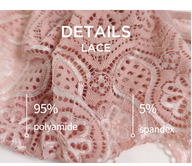 Culotte femme dentelle florale — Imprimé sexy taille mi-haute