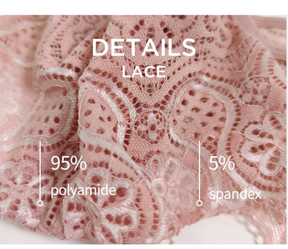 Culotte femme dentelle florale — Imprimé sexy taille mi-haute