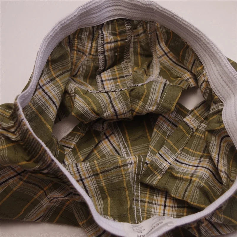 Boxer Coton Carreaux U-Convex - Ample & Respirant M-XL - Nos Petits KIFF