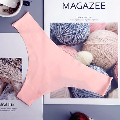 Tanga femme volants invisible — G-string sans coutures sexy lingerie