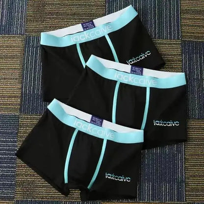 1 Pcs Underwear Men's Boxer Shorts Sexy Panties Cotton Boxers Man Underpants Male Shorts Homme U Convex Lingerie Wholesale Lots