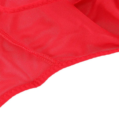 Thong homme résille transparent ultra-fin — Taille basse taille unique