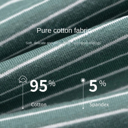 Boxer Coton Rayé U-Convex Plus Size - L à 6XL - Nos Petits KIFF