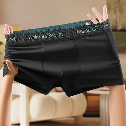 1 Pcs Underwear Men's Boxer Shorts Sexy Panties Cotton Boxers Man Underpants Male Shorts Homme U Convex Lingerie Free Shipping