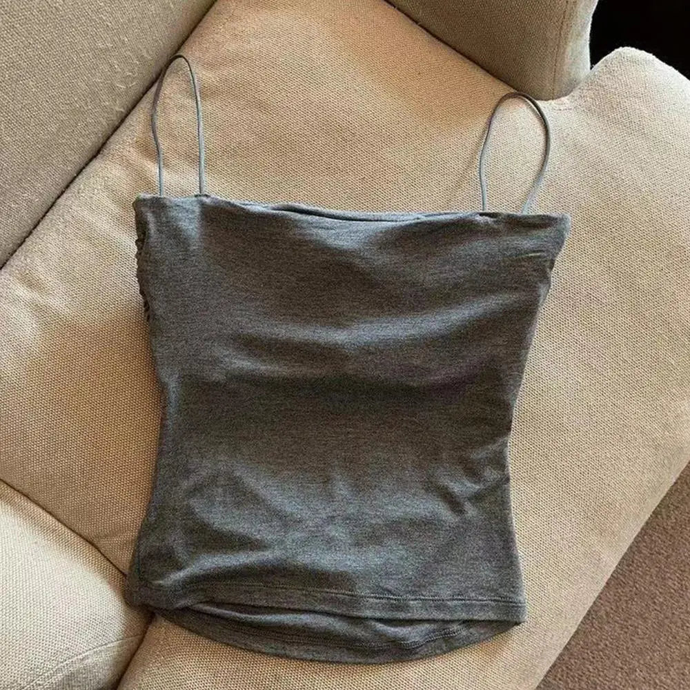 Brassière camisole sans coutures avec coussinet