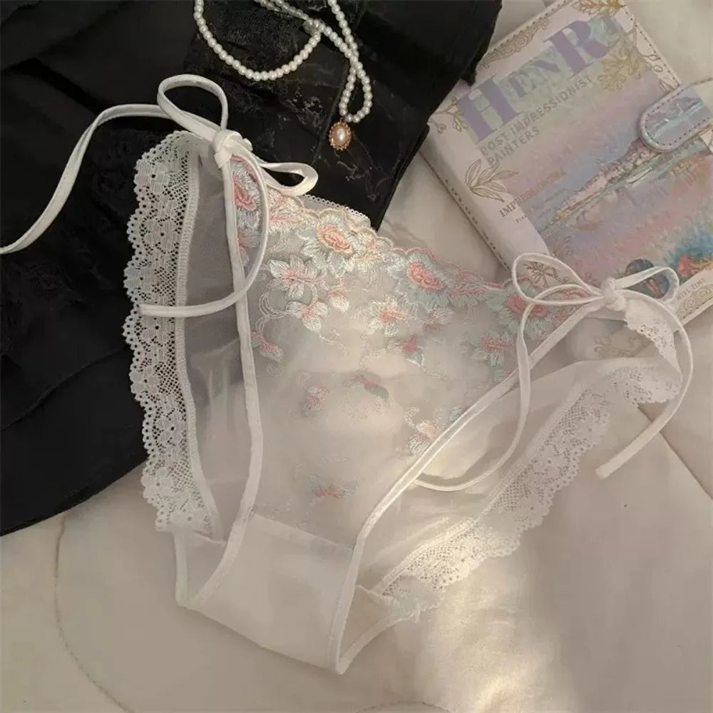 Culotte Florale Transparente Taille Basse - Taille Unique - Nos Petits KIFF