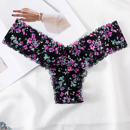 Tanga femme volants — G-string sans coutures invisible taille basse