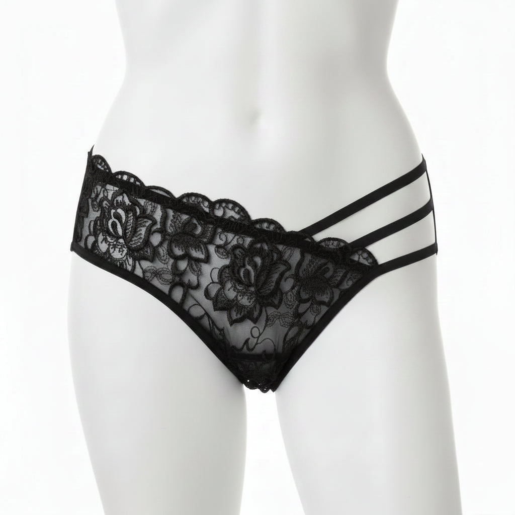 Thong femme transparent — Taille basse sexy sans coutures