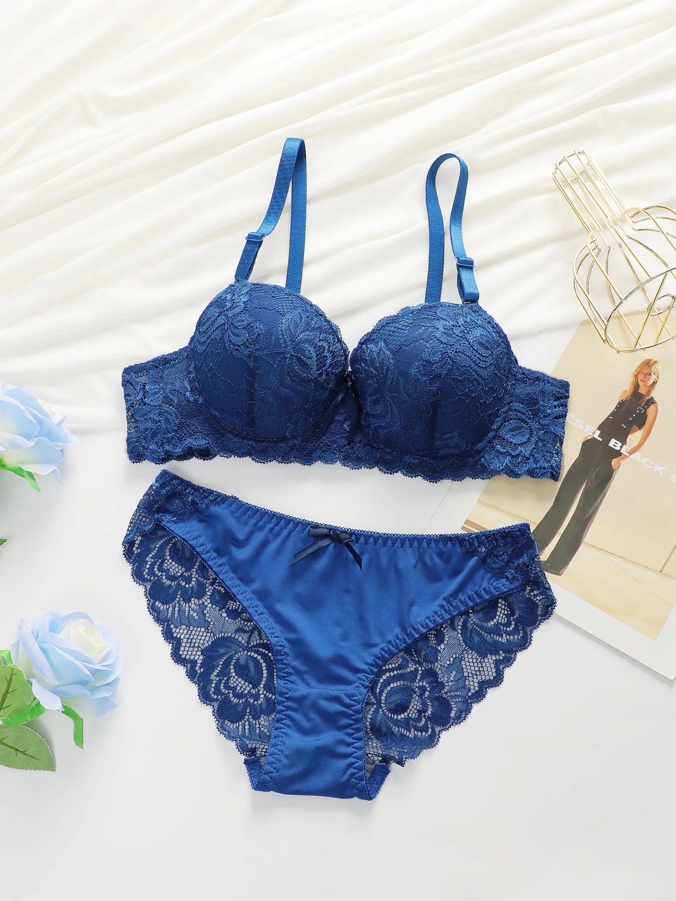 Bra and Panty Set Women's Lace Underwear Sexy Lingerie Set Women's Sexy Hot Lingerie Sets for Women Sexy Female Girl