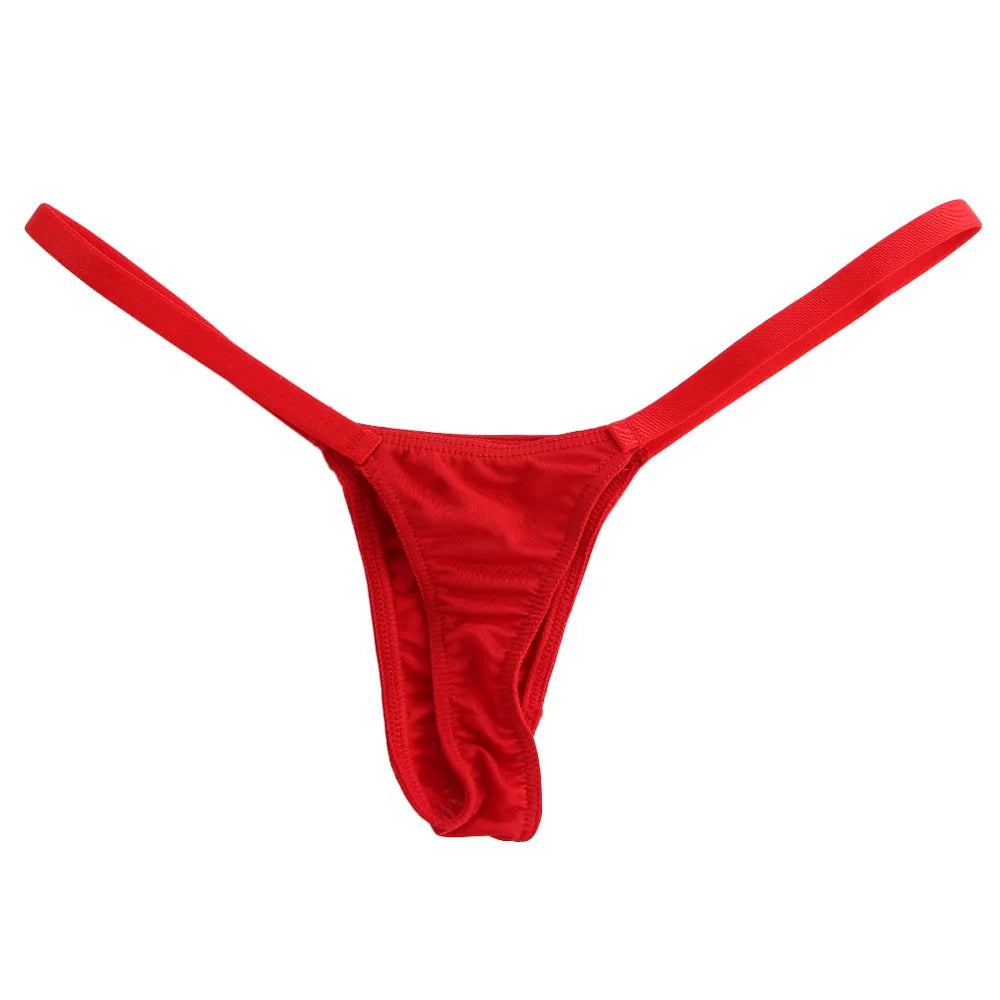 Tanga soie de lait — Coton taille basse stretch