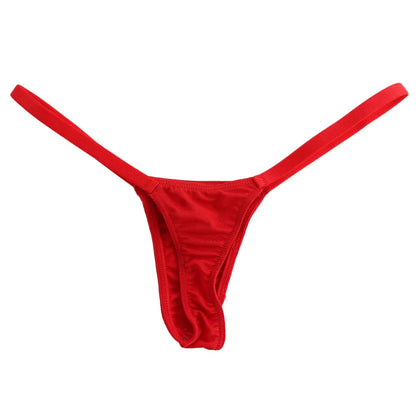 Tanga soie de lait — Coton taille basse stretch
