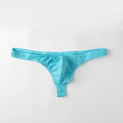 String homme G-string taille basse — Poche U respirant couleur unie sexy