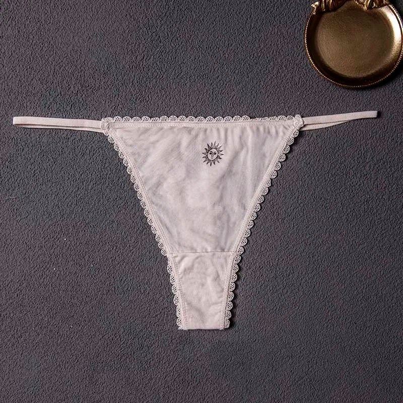 Tanga femme volants — G-string sans coutures taille basse sexy