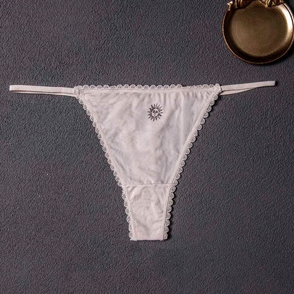 Tanga femme volants — G-string sans coutures taille basse sexy