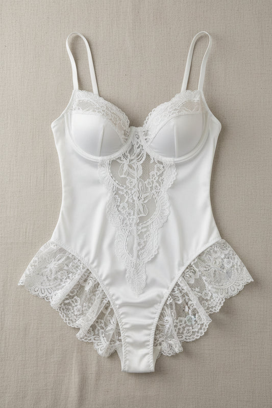 Sexy Lingerie for Women Sexy Waist-Shaping One-Piece Dress Lace Patchwork Backless Dress Bodysuit for Women Corset for Women