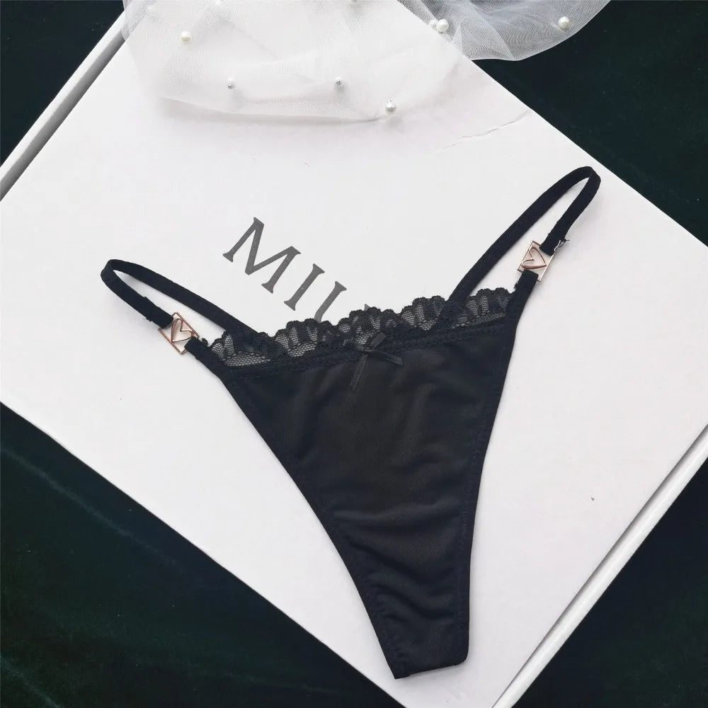 G-string léopard T-back taille basse — S-XL